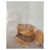 WRS078 - STOKKE SLEEPI CRIB - NATURAL 