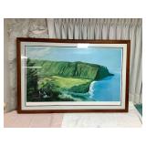 WRS136 Koa Framed Scenic Limited Edition Picture Splendor Of Waipio