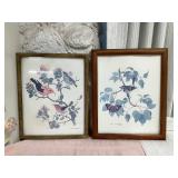WRS137 Two Framed Pictures Of Hawaiian Birds