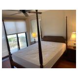 BPB003-Queen Bed Set w/ Night Stands & Lamps