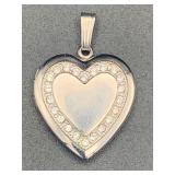 BPB511-Wonderful Sterling Silver Heart Locket