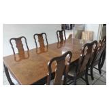 NVS002 - Vintage 7-Piece Wood DINING ROOM SET