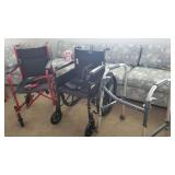 NVS017 - USEFUL MEDICAL EQUIPMENT - Transport & Drive Wheelchairs, Walker