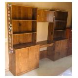 NVS020 - LARGE WOODEN SHELVING UNIT