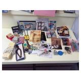 NVS065 Mystery Household Goods Lot - Collectible Matchbooks, Locks, Tools & More