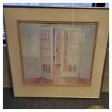 POP016 - Framed 3x Matted Architectural Art