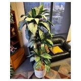 POP041 Faux Tropical Plant With Basket