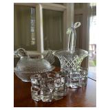 PHP018 Vintage Crystal And Glass Kitchen Decor