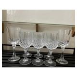 PHP109 Crystal “Cristal D’Arques Longchamp Wine Glasses 