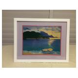 MMS031 Framed Hanalei Bay Picture By Rosalie Prussing