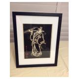 MMS034 Framed Japanese Block Print