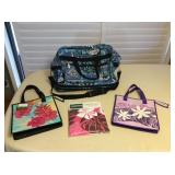 MMS052 Hawaiian Print Tablecloth & Bags