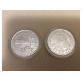 MMS056 Two .999 Fine Silver Sam Boyd’s California Hotel Coins