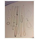 MMS057 Various Faux Pearl Costume Jewelry 