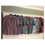 MMS063 Ten Vintage Tori Richard Aloha Shirts Size M