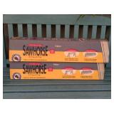 MMS070 Two Fulton Folding Steel Sawhorses New