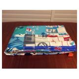 MMS073 Large Vintage Hawaiian Patchwork Quilt Blanket 