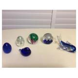 MMS117 Art Glass Paperweights 