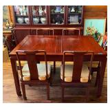 AFC003 Beautiful Rosewood Dining Table & Chairs