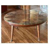 AFC030- One-Of-A-Kind Vintage Geode Acrylic Slab Table