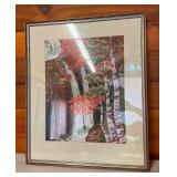 AFC033 Framed Oriental Scenic Embroidered Picture