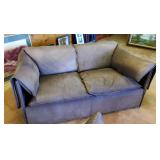 AFC035 - Mid-Century Modern Danish N. Eilersen Leather Lotus Sofa Loveseat