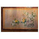 AFC048- Authentic Oriental Four Panel Painting 