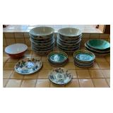 AFC070 Lot of Various Vintage Oriental Porcelain Dishes