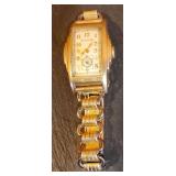 AFC074 - VINTAGE BULOVA WATCH Ben Hur Gold-Filled Case & Bracelet