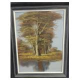 AFC077 - Framed Salvati Oil Painting