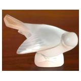 AFC101 - LALIQUE CRISTAL PARIS SPARROW FIGURINE
