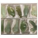 AFC117-Jadeite/Jade(?) Bottles And Figurines Set