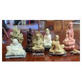 AFC132- Vintage Oriental Stone Figurines - Quan Yin, Buddha & More Figurines