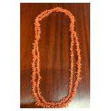 AFC164- An Exquisite Vintage Pink/Red Coral Necklace