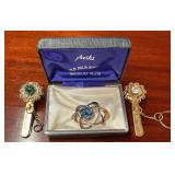 AFC166- Rhodium Plate Pin And Key Finders