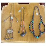 AFC171- Three Chinese Antique Necklaces 