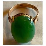 AFC182 14K Jade? Ring
