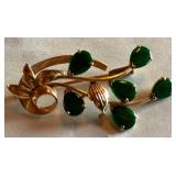 AFC188 14K Jade? Brooch