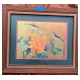 KKD012-Birds And Flower Painting 