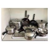 KKD031 Circulon, Revere Ware & Progressive Pots & Pans