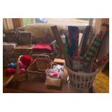 KKD071-Yarn, Wrapping Paper, Baskets, And Holiday Decorations