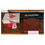 KKD085- Vintage Decks, Win Lose Or Draw, Backgammon, And Pictionary 