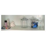 KKD131- Vintage Glass Jars Mystery Lot 
