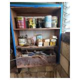 KKD149 - Mystery Lot Shelf Of Tools And Hardware 