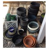 KKD177 Mystery Lot Of Various Planter Pots