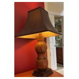 HKT003 Pair of Wooden Lamps