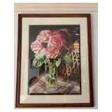 HKT006-Print Of Flowers In A Vase