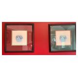 HKT009-Two Framed Flower Pictures