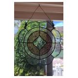 HKT033-Etched Hanging Glass Art