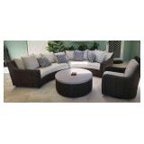 HKT042 - Tommy Bahama Outdoor Rattan Sectional Set